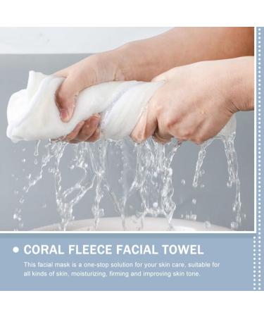 FRCOLOR Double Layer Facial Steam Towel Mask Hot Cold Compress Face Care Towel For Women For Hydration - Buy Online on GoSupps.com