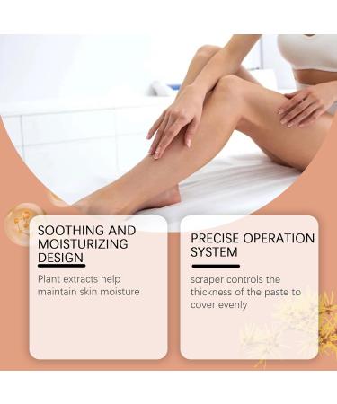 Body depilatory cream natural hair removal cream with moisture care caring smoothing gel for body armpits neck for home and on the go - Buy Online on GoSupps.com