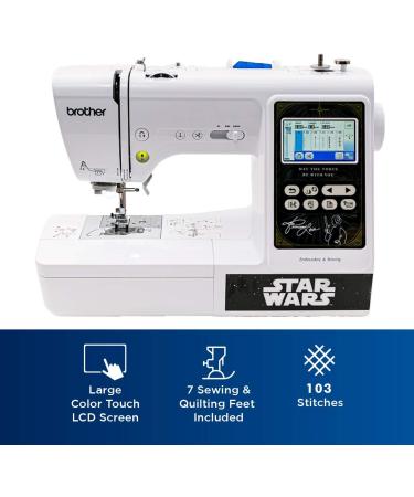 Brother LB5000S Sewing and Embroidery Machine - Star Wars Edition with 4 Faceplates and 10 Designs - Buy Online on GoSupps.com