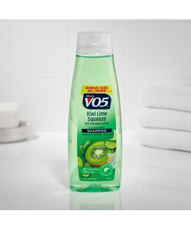V05 Herbal Shampoo Kiwi & Lime Squeeze 15 oz - Nourishing Hair Care for All Hair Types | International Shipping Available - Buy Online on GoSupps.com