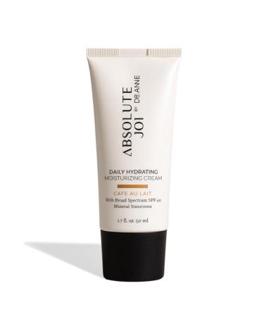 Daily Hydrating Moisturizing Cream SPF 40 Tinted Mineral Sunscreen Broad-Spectrum & Blue Light Blocking Fragrance-Free for Sensitive Skin Available in Two Sheer Tints 1.7 oz Caf au Lait