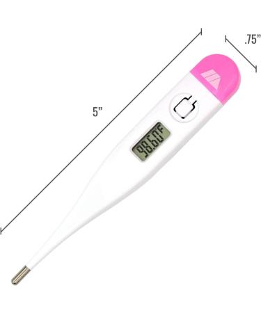 Digital Basal Body Thermometer for Ovulation Tracking and Fertility - Oral Thermometer with Beeper and Memory for Natural Family Planning - Buy Online on GoSupps.com