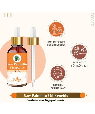 Crysalis Saw Palmetto OilPure & Natural Undiluted Cold Pressed Carrier Oil 30ml - Buy Online on GoSupps.com