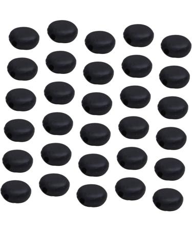 Minkissy 200 Pack Adjustable Mask Clips - Black Cable Locks & Ear Hooks for Masks - Regulate Fit & Comfort - 1x1x0.3cm - Buy Online on GoSupps.com