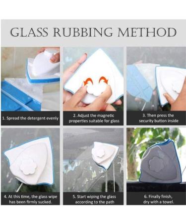Double Side Magnetic Window Cleaner Adjustable Double Window Glass Wiper Glider Washing Brush Equipment - Buy Online on GoSupps.com
