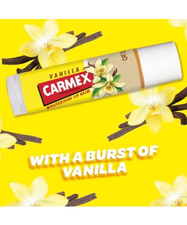  Carmex Carmex Vanilla Lip Balm Extra Moisturizing Spa 15 5 Units - Buy Online on GoSupps.com