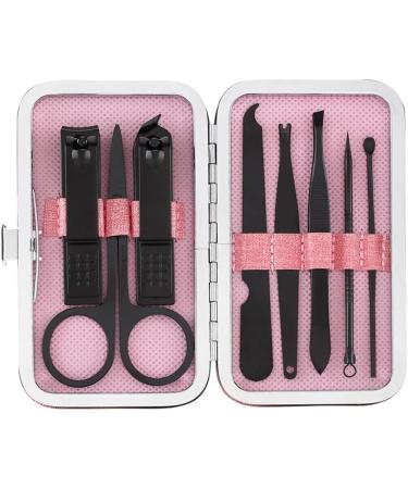 Nail Clipper Set Nail Clipper Set Stainless Steel Manicure Set Personal Care Pedicure Set Beauty Set with Portable Linen Leather Bag (8-Piece Set) Nail Clipper Kit (Color : A-8-piece Set) - Buy Online on GoSupps.com