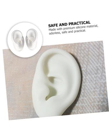 ULTECHNOVO 3 Pairs Soft Silicone Ear Models - Acupuncture & Jewelry Display Ear Mold Kit for Cleaning & Crafts - Buy Online on GoSupps.com