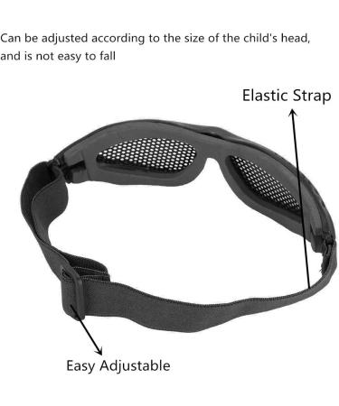 Buy Soluptanisu Lattice Protective Glasses for Airsoft - Adjustable Tactical Military Mesh (Black) - Buy Online on GoSupps.com