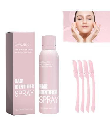 New Facial Shaving Hair Identification Spray Facial Dermaplaning Hair Identification Spray Hair Identification Spray Dermaplaner Set Women Dermaplaning Spray (1pcs)