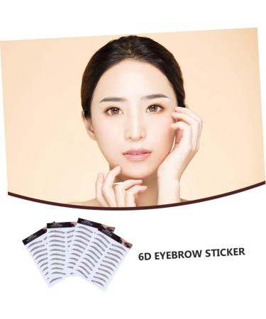 FOYTOKI Authentic Eyebrows 4pcs Stimulation Grooming Tools Natural Girl Hair-like Women Transfer Shaping False Peel Hair- D 21x15cm Brown - Buy Online on GoSupps.com