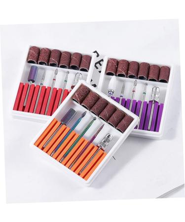 Housoutil 1 Set Manicure Drill Bits Ceramic Nail Bits Nail Drill Tool Electric Nail File Drill Bits Nail Drill Bits Nail File Bits Faux Nails Exfoliating 5 Piece Set Purple 4.50X0.30X0.30CM Purple - Buy Online on GoSupps.com