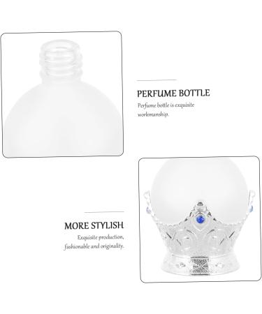 PLAFOPE 1pc Perfume Bottle Scented Cosmetic Sprayer Bottle Refillable Liquid Bottle Empty Perfume Container Mini Spray Bottle Humidifier Empty Glass Composite Material Perfume Rack Travel 9X4X4CM Silver - Buy Online on GoSupps.com