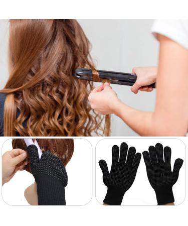 Buy Heat-Resistant Curling Iron Gloves | Professional Non-Slip Silicone Hair Styling Accessories - International Shipping Available - Buy Online on GoSupps.com