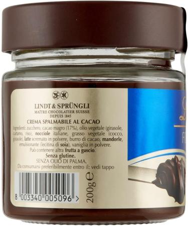 Lindt Chocolate Spreadable Cream Pack of 6 Dark Chocolate and Low Fat Cocoa Spreads 200g - Buy Online on GoSupps.com