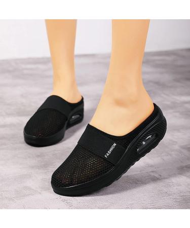 Hawtrytoa Women Air Cushion Slip-On Orthopedic Diabetic Walking Shoes - Light Grey 41 - Buy Online on GoSupps.com