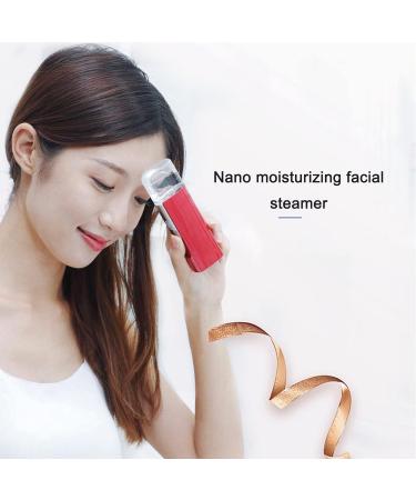 CYzpf Nano Facial Steamer Handy Mini Mister USB Rechargeable Mist Sprayer 22ml Visual Water Tank Moisturizing and Hydrating for Face Purple One Size - Buy Online on GoSupps.com