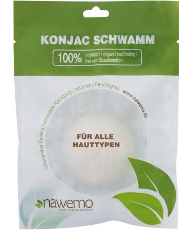 Konjac Sponge Pure for All Skin Types - 3 Pack | Natural & Eco-Friendly Facial Cleansing - Buy Online on GoSupps.com