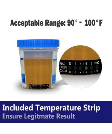 Prime Screen 16 Panel Urine Drug Test Cup Kit - 25 Pack | AMP BAR BUP BZO COC MDMA OPI THC + More | CDOA-9165EFTK - Buy Online on GoSupps.com