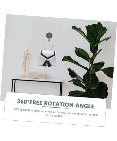 Alipis 8 Pcs Hook up Wall Mount Clothes Rack Punch- Hooks Robe Adhesive Wall Hook Call Hook Rack 6X4X1CMx2pcs Greenx2pcs - Buy Online on GoSupps.com