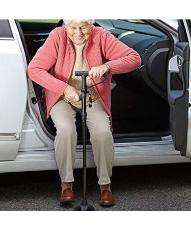 Old Man Armrest Crutches Folding Double Handle Light Cane for Seniors Aluminum Alloy Crutches Height Adjustable with LED Lamp Crutches Decorate Lucky Star - Buy Online on GoSupps.com