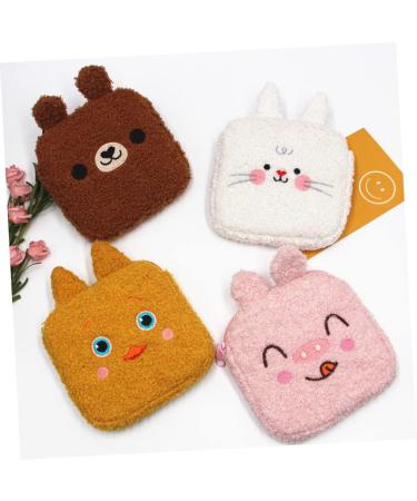 Period Bag 4Pcs napkin storage bag toiletry bag for travel pad bag Adorable Storage Bags fur Menstrual Pad Bag - Buy Online on GoSupps.com