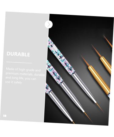 VINTORKY 1 Set Nail Brush Seal manicure painting nail art painting nail art pen nail art salon accessories french tip nail stamp nail stuff Nail supplies portable plastic - Buy Online on GoSupps.com