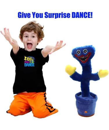 Dremokay Talking Pooppy Toy - Electric Dancing, Singing, and Recording - Blue - Buy Online on GoSupps.com