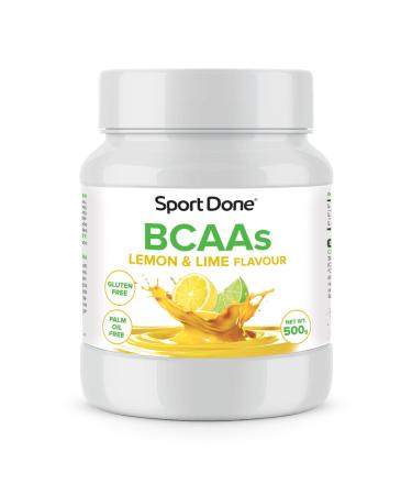 BCAAs Premium Amino Acids 2:1:1 Lemon & Lime flavor 500g SportDone
