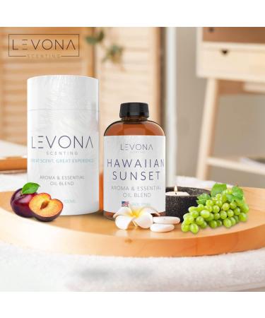 Levona Scent Essential Oil - Fresh Aroma for Home Office Hotel & Spa Perfect in Humidifiers and Diffusers Luxury Fragrance with Mandarin Citrus & Grape Notes - 700ml/ 23 fl oz Hawaiian Sunset - Buy Online on GoSupps.com