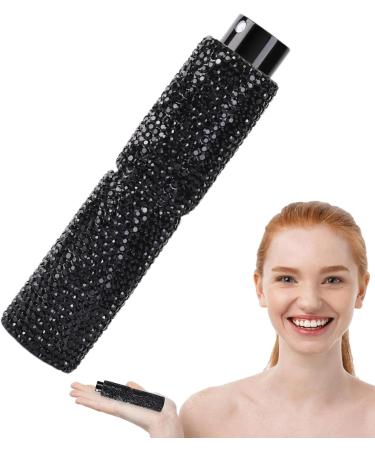 Tuxxjzm Refillable Perfume Atomiser Rhinestone Perfume Atomiser Travel Bling Crystal Perfume Atomiser Glitter Bottle Pocket Size Stylish 10ml for Women Girls Cosmetics and Perfume Black - Buy Online on GoSupps.com