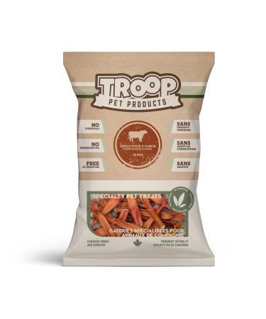 Loyalty Dog Treats Bully Stick End Pieces Fully Natural Single Ingredient Dehydrated Chew 3-5 inch (Pack of 15)