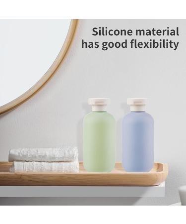 WLLHYF Squeeze Bottles 2 Pack 200 ML Refillable Plastic Travel Containers Empty Bottles With Disc Top Flip Cap Travel Accessories for Shampoo Creams Lotion Conditioner 200ML Green Blue - Buy Online on GoSupps.com