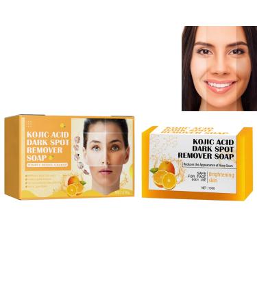 Turmeric Face Soap Turmeric Face Bar Dark Spots Remover Soap Skin Lightening Soap Soap Bars with Turmeric for Skin Lightening Cleansing Soap for Dark Revitalize and Moisturizing 100g