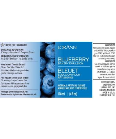 Lorann Bakery Emulsion Variety Pack - Banana, Blueberry, Strawberry - 4 oz each - Buy Online on GoSupps.com