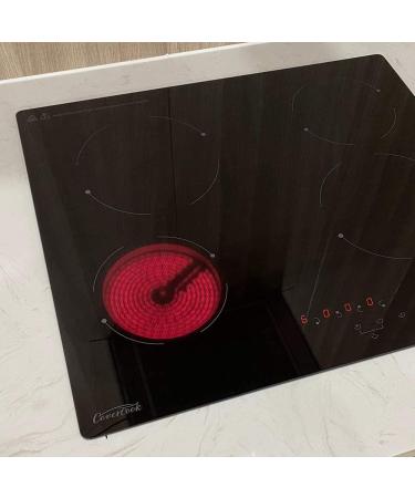 24 Electric Radiant Cooktop with 4 Burners, Smooth Ceramic Glass, 9 Power Levels, Timer Function and Child Lock - 240V - Buy Online on GoSupps.com