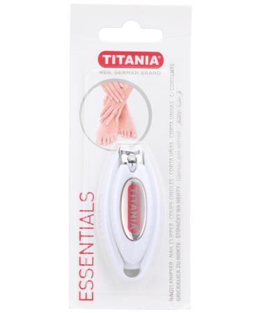 TITANIA Chrome-Plated Nail Clippers in Plastic Case - International Shipping Available - 1 Pack - Buy Online on GoSupps.com
