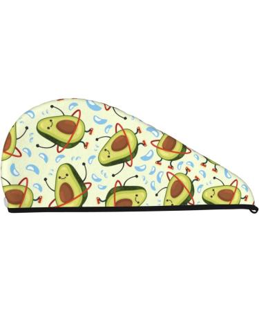 Buy Avocado Microfiber Hair Towel - Soft Super Absorbent & Quick Dry for Women with Long Curly & Thick Hair | Coral Velvet Wrap - Buy Online on GoSupps.com