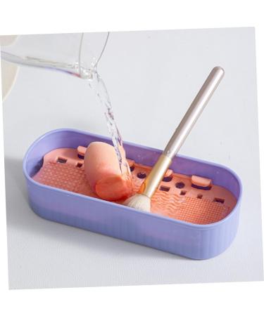 minkissy Box Makeup Brush Storage Box Makeup Brush Drying Holder Makeup Tools Storage Holder Makeup Brush Storage Holder Makeup Brush Cleaner Purple Miss Cosmetic Drying Oven - Buy Online on GoSupps.com