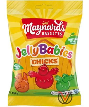 Maynards Bassetts Jelly Babies Chicks Bag 03 x 130g | Easter Gift packs - Buy Online on GoSupps.com