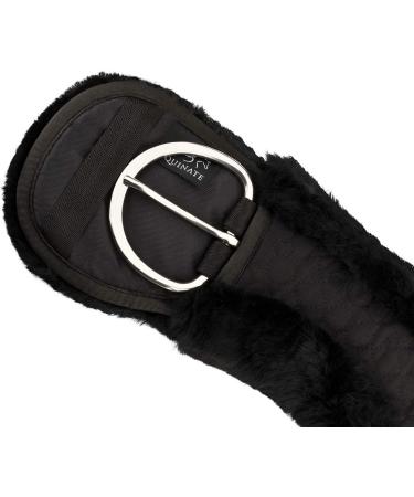 Equinate Western Moon Belt | Anatomically Designed Lambskin Saddle Strap | 65-90 cm - Brown & Black Options - Buy Online on GoSupps.com