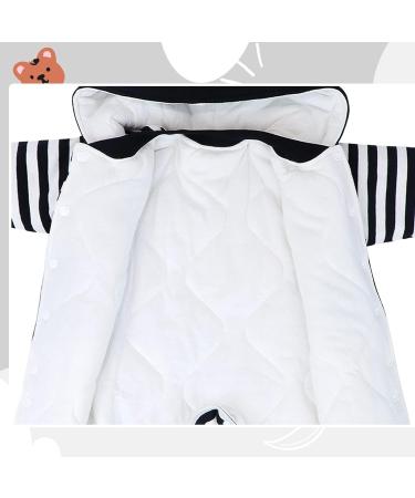 Baby Rompers with Footies Hat Set - Boys Girls Cotton Jumpsuit - Infant Winter Outfits (9-12 Months) - Buy Online on GoSupps.com