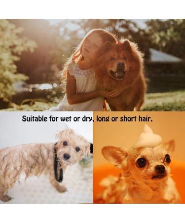 TuNan 7 Pcs Pet Grooming Comb Set for Dogs and Cats - Metal Head Comb for Tear Stain Removal, Long Hair Detangling, Crust and Mucus Removal - Pet Grooming Tool Kit with 5 Comb Types - Buy Online on GoSupps.com