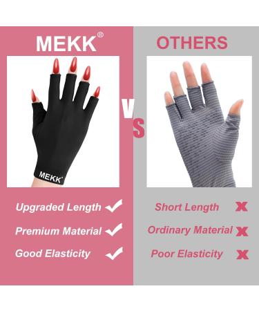 MEKK UV Gloves for Nails - Extra Length UPF50+ UV Protection Gloves for Gel Manicures - Buy Online on GoSupps.com