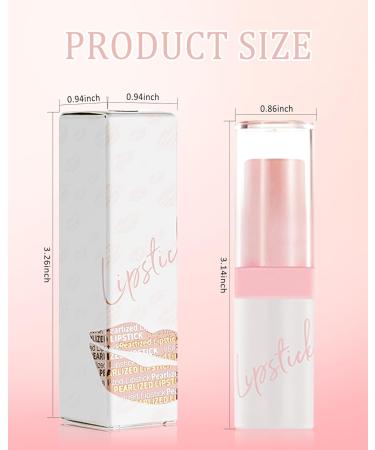 Buy Glitter Lipstick for Women - Long Lasting Sparkly Shimmer Waterproof Diamond Matte Finish Bold Impact Color for Stage & Party Makeup (01#Pink - Buy Online on GoSupps.com