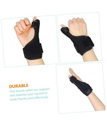 Balacoo Thumb Brace Wrist Stabilizer | Adjustable Support & Protector - Black 15X8X3.5CM - Best for Pain Relief & Stability - Buy Online on GoSupps.com