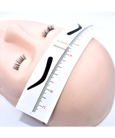 Professional Eyebrow Measurement Position Ruler Guide Device Achieve Balanced Brow Makeup Measure Stencil 10 Pack Eyebrow Ruler Template Measurement Tool Beauty Salon Eyebrow Ruler Eyebrow - Buy Online on GoSupps.com
