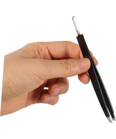 HONMEET Double-Ended Eyebrow Tweezers Tweezer for False Eyelash Eyebrow Trimming Tweezer Trimming Tool for Eyebrow False Eyelash Pick Tool Professional Tweezer Eyebrow Clip Stainless Steel - Buy Online on GoSupps.com