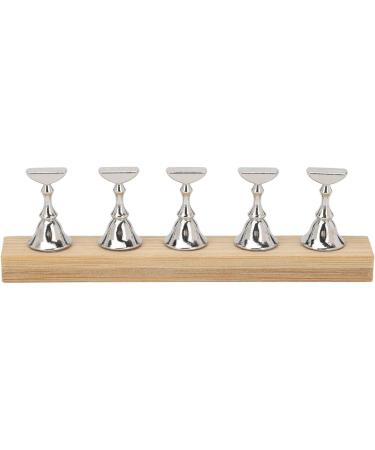 Magnetic Nail Art Practice Stand Strong Adsorption Nail Holder for Different Shapes And Sizes Wooden & Alloy Nail Display - Buy Online on GoSupps.com