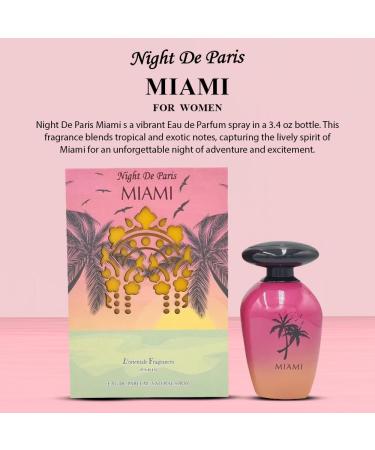 L orientale Fragrances Collection Night de Paris Miami 100ml Eau de Parfum Tropical and Glamorous Scent for Men and Women - Buy Online on GoSupps.com